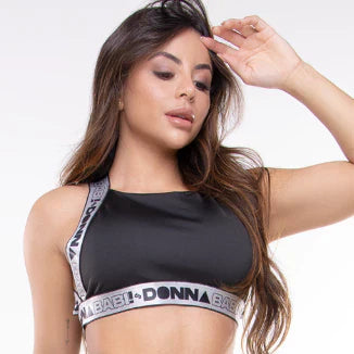 Top Academia Fitness Trançado com Elástico