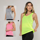 Kit 3 Regatas Lisas Dry Costas Nadador