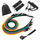 Kit Elástico Para Treino e Musculação em Casa