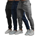 Kit com 3 Calças Jogger Tactel Void com Elastano